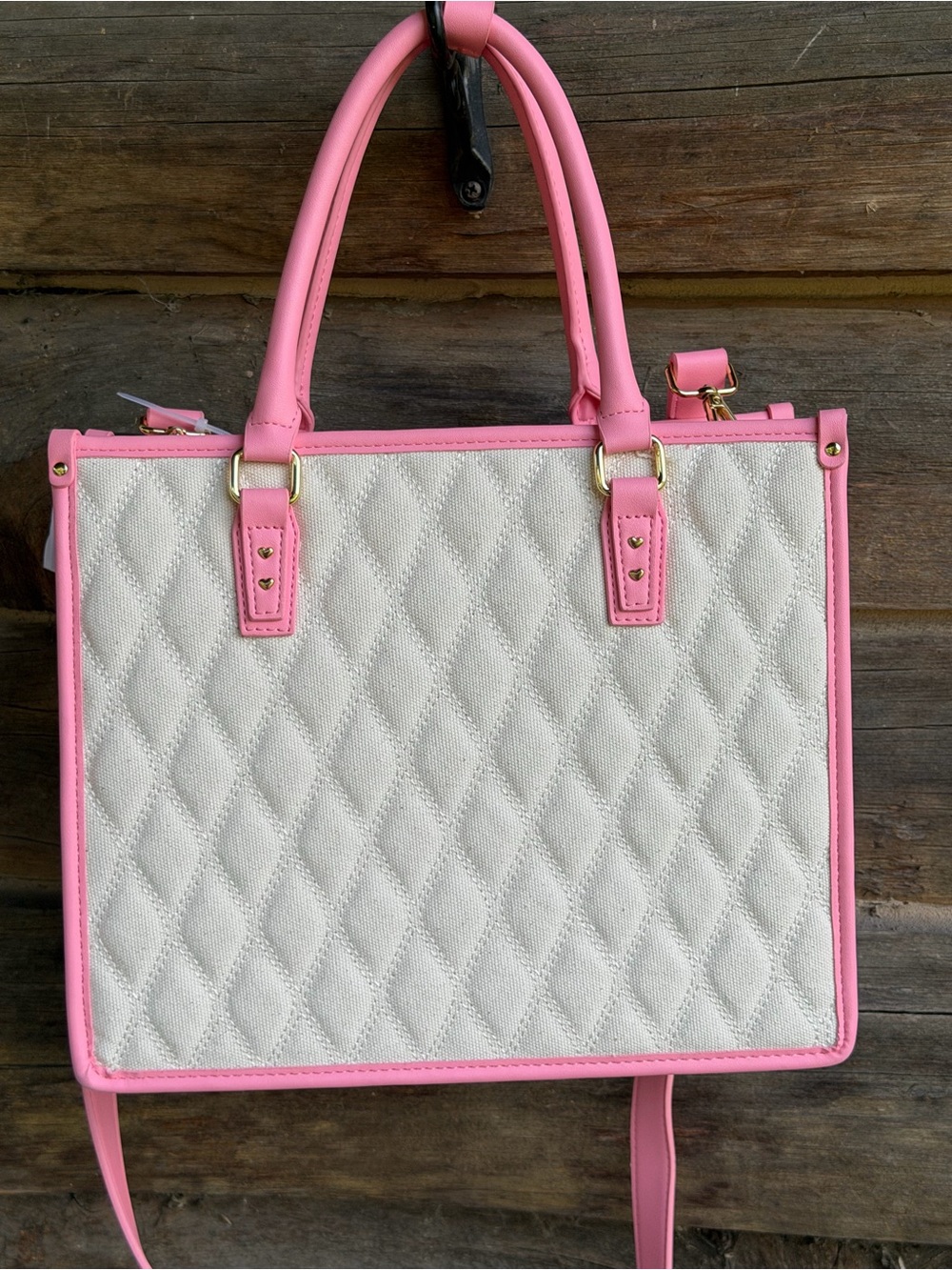 Betsey Johnson XOLALA Quilted Crossbody Purse - Picture 4 of 11